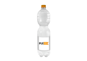 PET-Bottle with label 1,5L